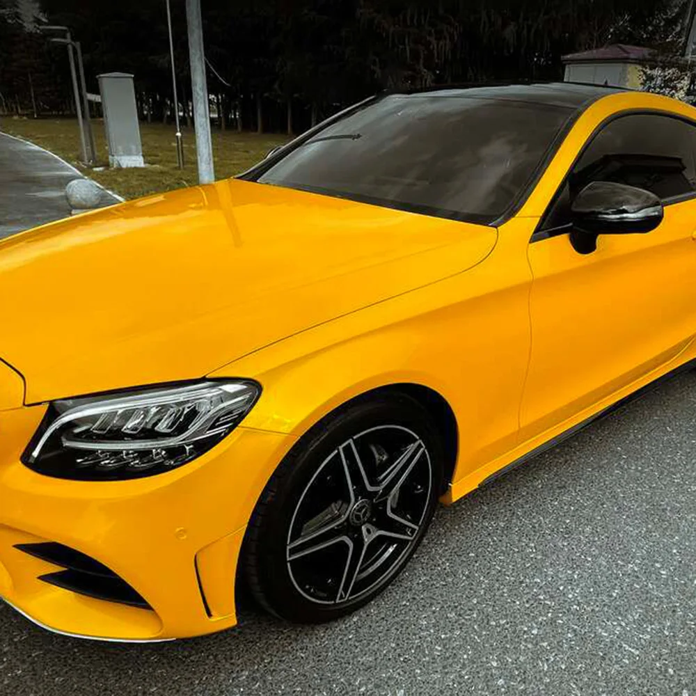 Supreme Metallic Zafferano Giallo Cambia Colore Auto Vinil Sticker Film Vinile Wrapping Foil Paper Car Vinyl Wrap Rolls