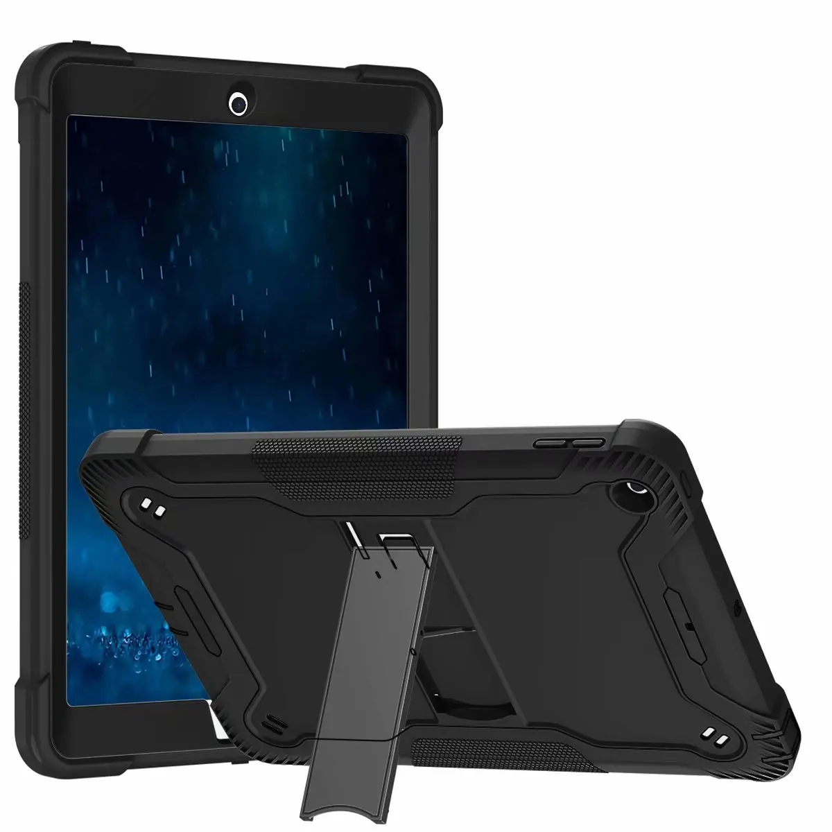 Custodia Per Bambini Per Ipad 10.2 7Th 8Th Mini 4 5 Armor Silicon Hybrid Stand Custodia Per Tablet Full Body Per Ipad 9.7 2017 Air4 Pro 11 Custodie