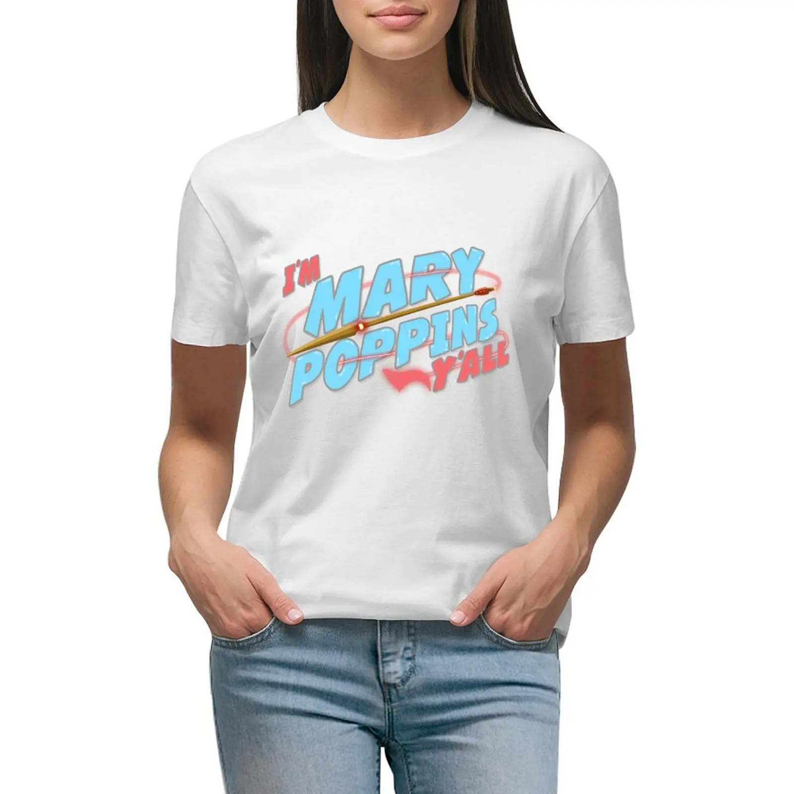 Yondu Mary Poppins T-Shirt Anime Clothes Funny Top Women