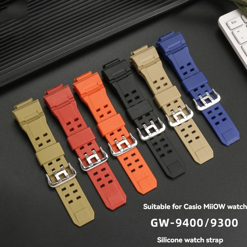Accessori Per Cinturini Per Orologi Impermeabili In Silicone Resina Di Alta Qualità Da 16Mm Per Casio G-Shock Rangeman Gw-9400 Gw9300 Series