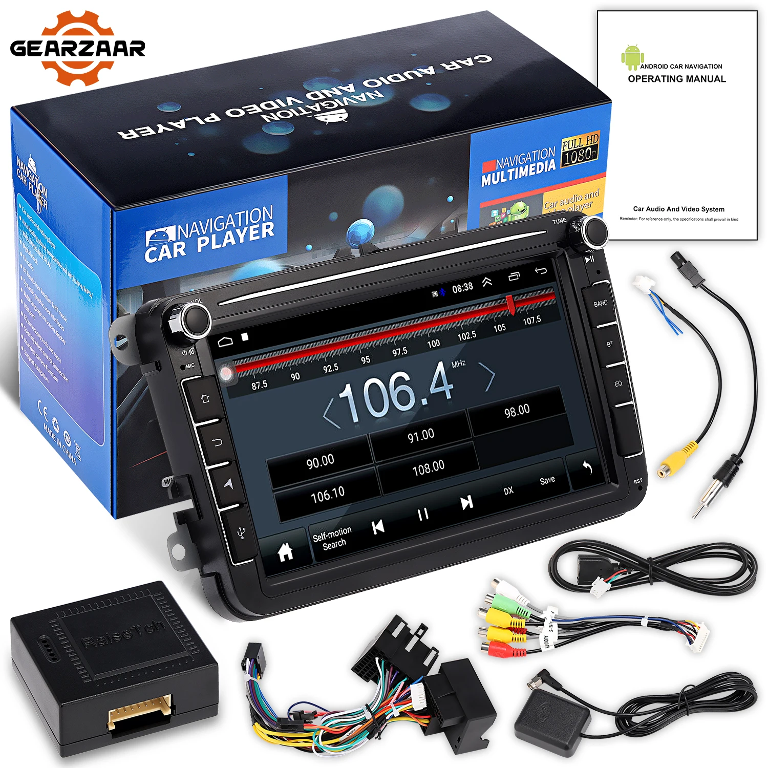 Per Vw Golf Passat Polo Caddy Touran Android 12 Autoradio Gps Carplay Rds