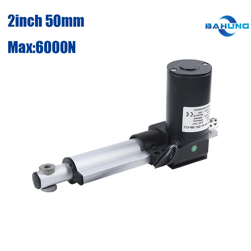 Corsa Resistente Da 50 Mm/ 2 Pollici, Per Attuatore Lineare Elettrico Per Letto Medico 12/24V Dc Max 6000 N/ 1320 Lbs Motoriduttore