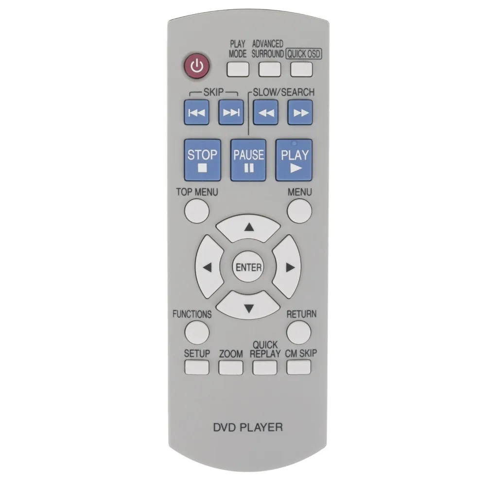 Nuovo Telecomando Dvd Muslimfit Per Lettore Dvd Panasonic Dvds1P Dvds1 Dvds1S Dvd-S1