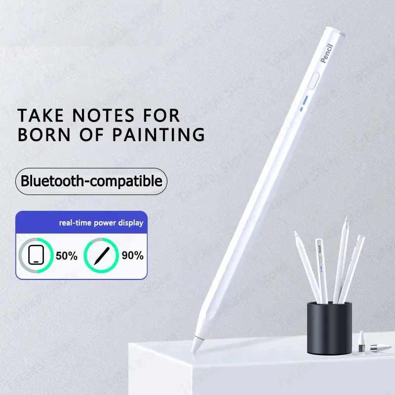 Touch Stylus Pen Per Ipad 10 10.2 9.7 10.9 11 12.9 Mini 6 Air 5 4 3 2 1 Display Di Alimentazione Compatibile Con Bluetooth Per Apple Pencil 2 1