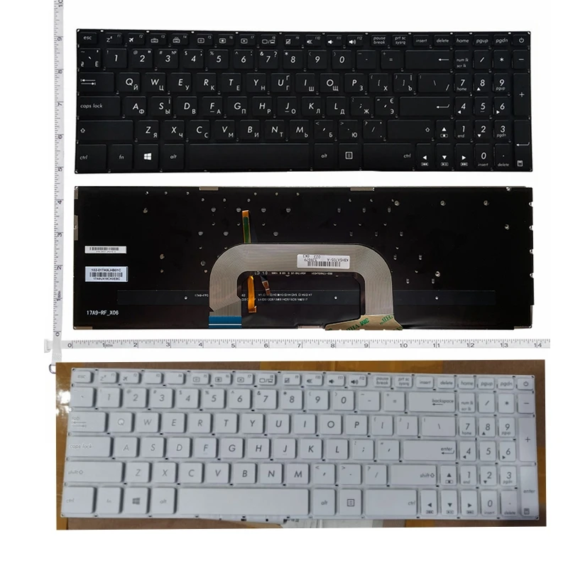 Tastiera Ru Per Asus Vivobook Pro 17 N705 N705Fd N705Ud N705Fn A705Ua R702 F705 X705Mb X705Uf