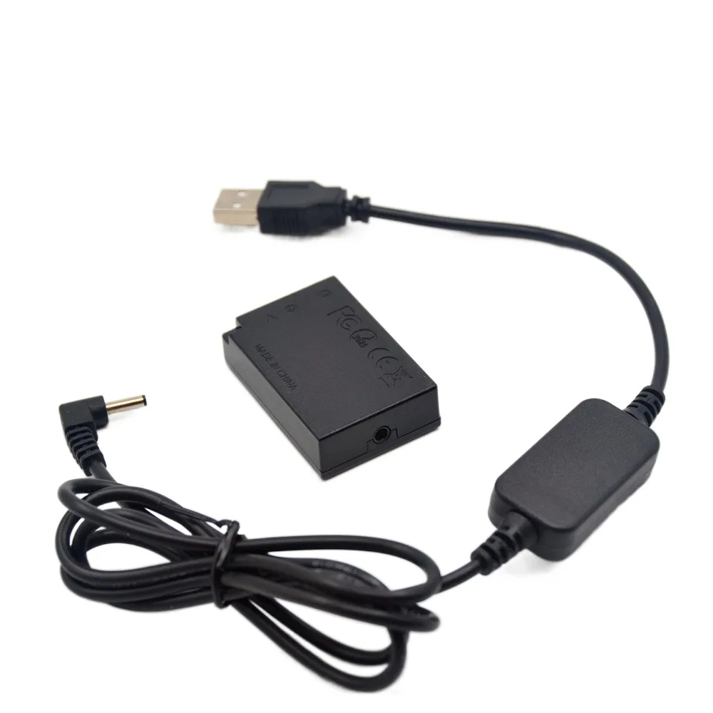 Cavo Di Ricarica Usb Dc + Lp-E17 Batteria Fittizia Dr-E17 Accoppiatore Cc Per Fotocamere Canon Eos M3 M5 M6 Eos-M3 Eos-M5 Eos-M6