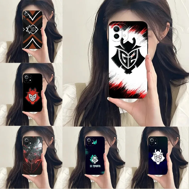 Custodia Per Telefono G2 Esports Per Xiaomi Pocof3 X3 Gt M3 M4Pro X4Pro Note 10Pro Nfc Redmi Note 11 11T 10 Pro Plus Cover