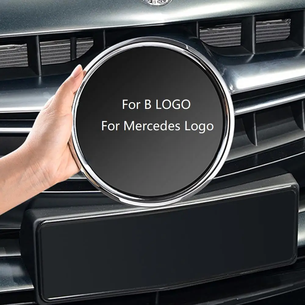 B Logo Emblem Sticker Mirror Big Grille Sticker Per Amg Mercedes Benz W212 W205 C257 W176 W177 W463 X253 Glc Mercedes Sticker