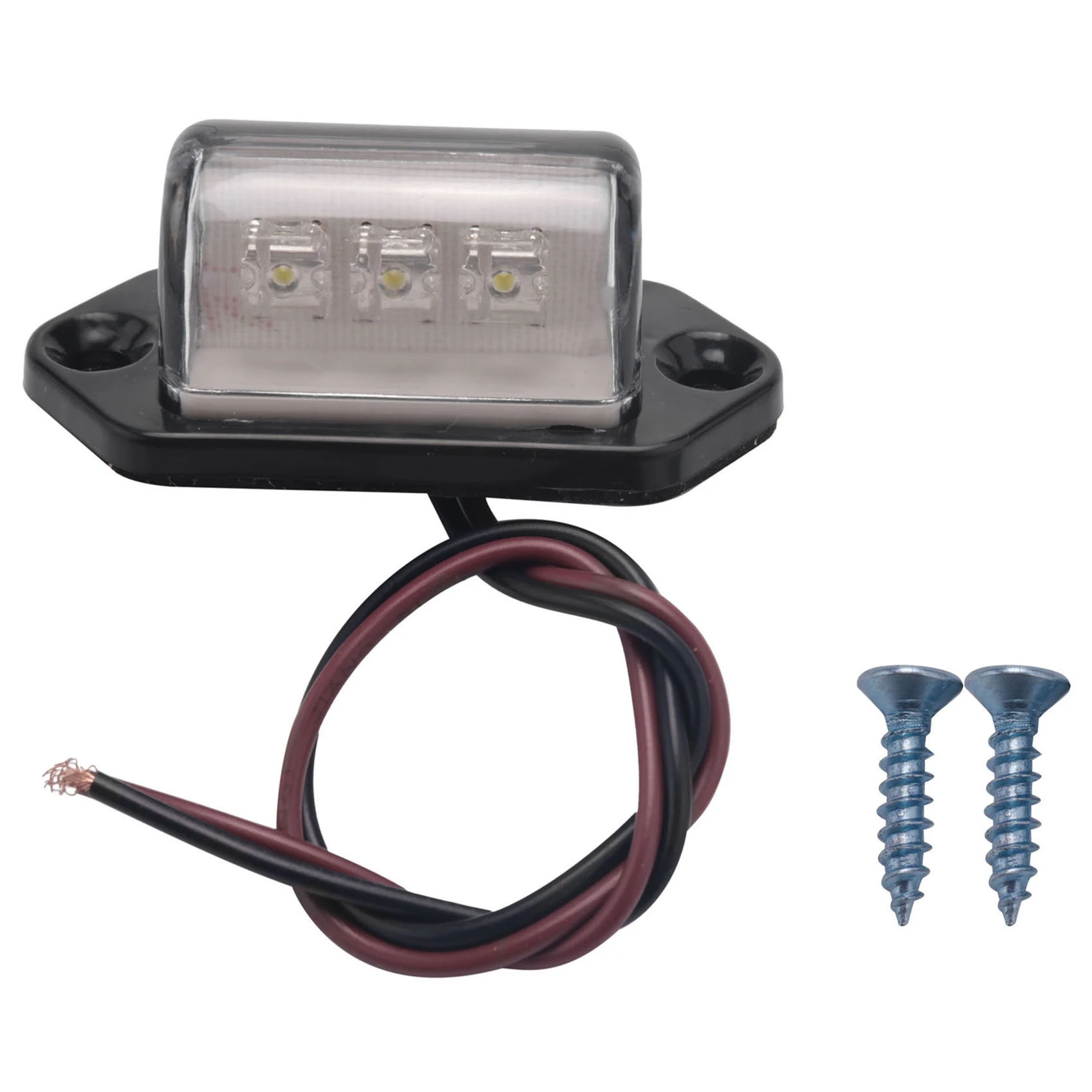12/24V 3 Led Targa Tag Light Boat Rv Truck Trailer Interior Step Lamp