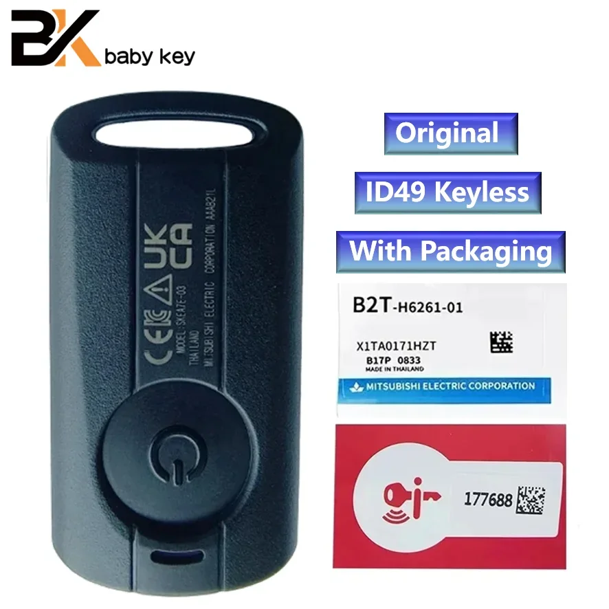 Chiave Bb Chiave Telecomando Per Yamaha Aerox Jauns Qbix Xmax Nvx Moto 433Mhz Id49 Chip Modello Skea71-03