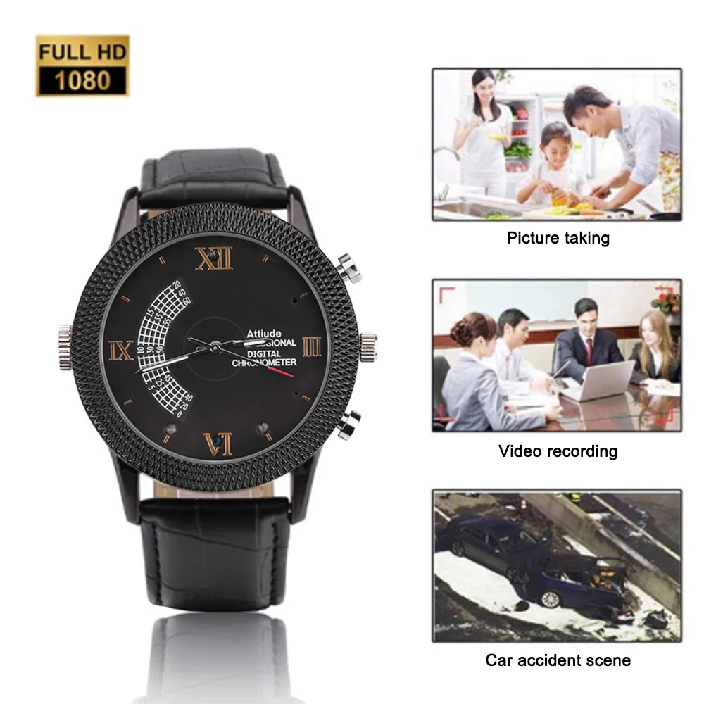 1080P Hd Wristmatch Night Vision Videoregistratore Digitale Mini Camera Recording Watch Dv Dvr Videoregistratore Sport Camera Watch Cam