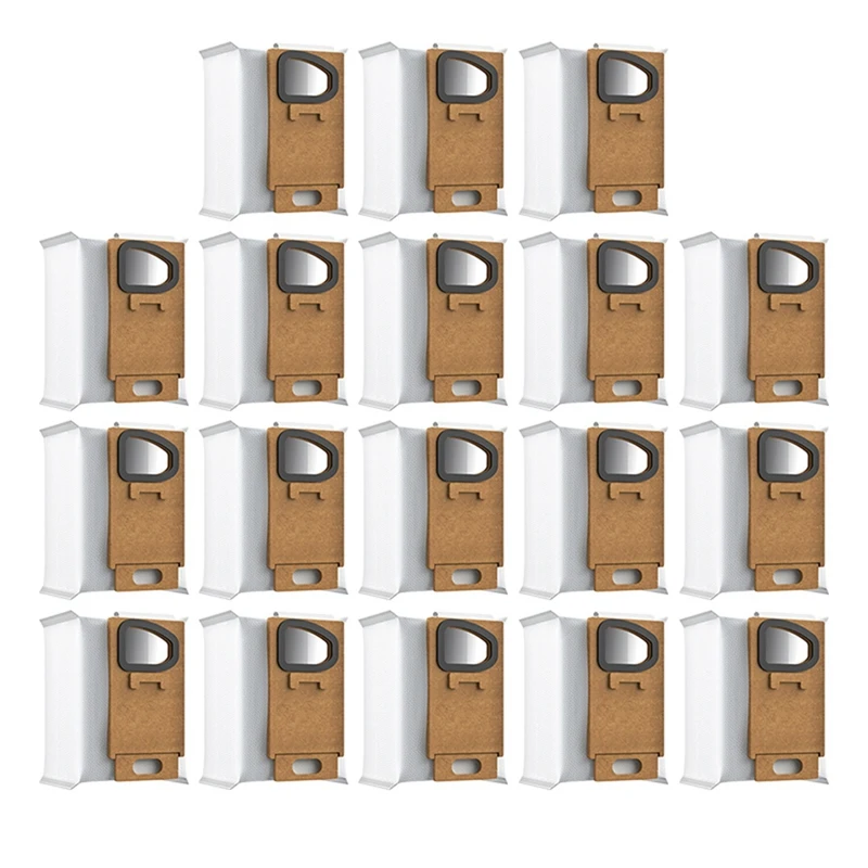 18 Pezzi Per Xiaomi Roborock H6 H7 Robot Aspirapolvere Sacchetto Antipolvere In Tessuto Non Tessuto Parti Di Ricambio Professionali
