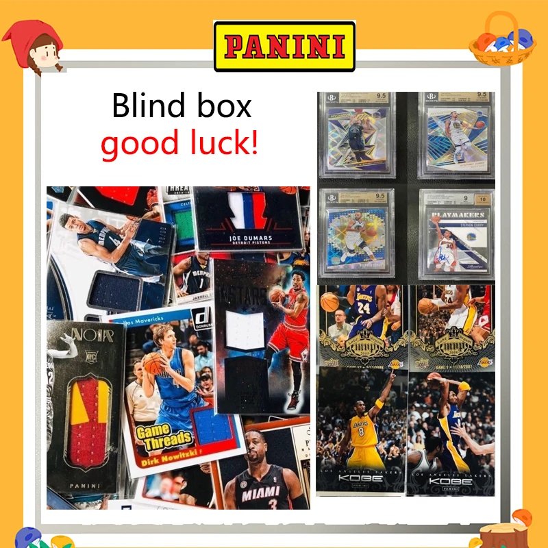 Panini Star Card Lucky Bag Blind Box Limited James Kobe Bryant Curry Durant Boys Basket Collection Cards Regali Di Festa