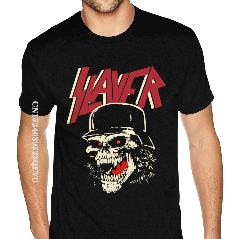 Cool Slayer T Shirt Grunge Rock Band Mens Tshirt Uomo Punk Rock Cotton Urban T Shirt Cheap Discount Vintage Tee Shirt