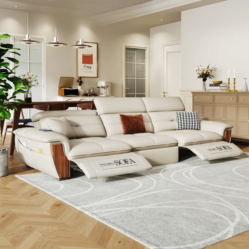 Divano Letto Elettrico In Pelle Multifunzione Telescopico Lounge Divanetto Divano Letto Daybed Designer Schlafsofa Mobili Soggiorno