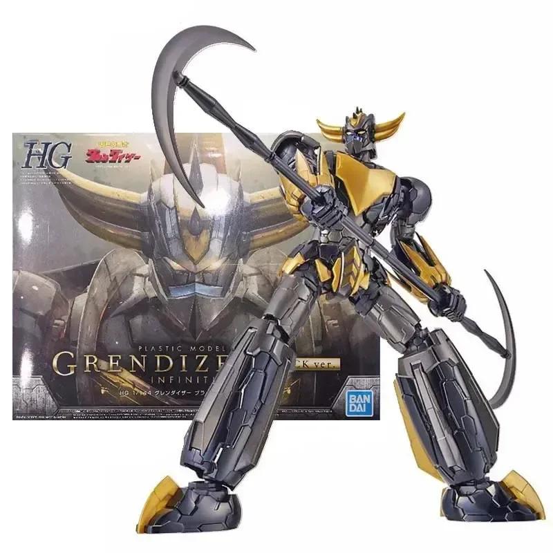 Originale Bandai Mazinger Z Infinty Action Figure Hg Grendizer Blackin Model Kit Anime Periferiche Stock Giocattoli Per Bambini Regalo