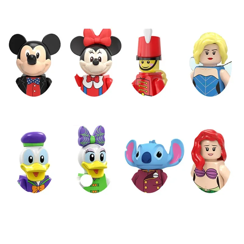 Disney Series Building Blocks Figure Topolino Donald Duck Buzz Lightyea Figure Assemblate Regali Di Natale Giocattoli Per Bambini