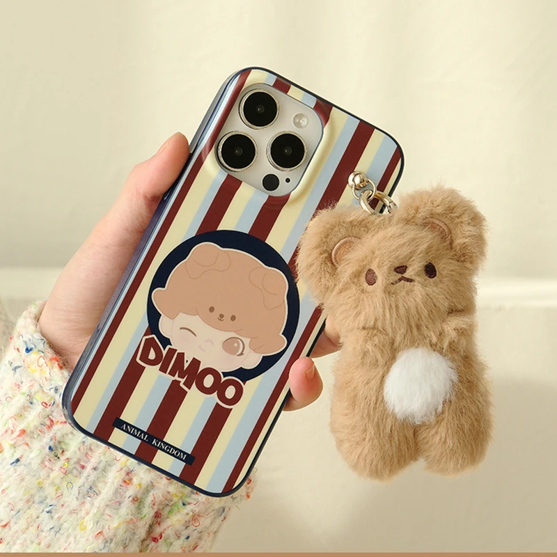 Custodia Per Telefono Popmart Dimoo Animal Kingdom Iphone 14/15 Pro Max Periferiche