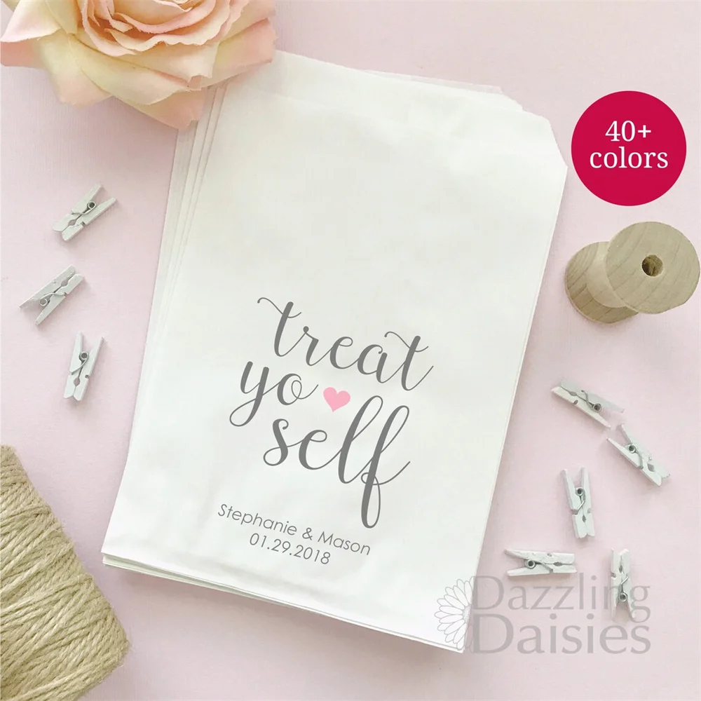 25 Pezzi Treat Yo Self Bags - Treat Yo Self Treat Bag-Sacchetti Per Bomboniere-Sacchetti Per Bomboniere