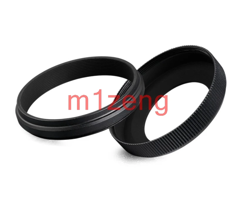 Anello Adattatore Filtro Paraluce In Metallo 49Mm Per Pellicola Fuji Fuji Finepix X100F X100T X100S X100 Nero