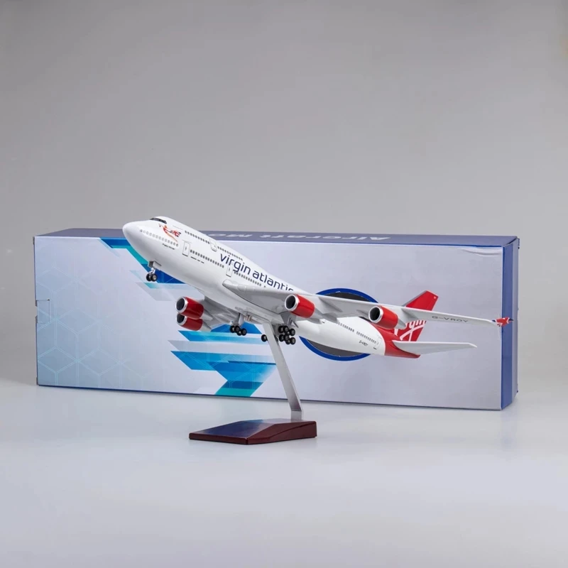 Aereo In Resina In Scala 47Cm British Airways Aircraft Con Diecast Model Airlines Boeing 747 Resin Plane Model Airplane Con Luce