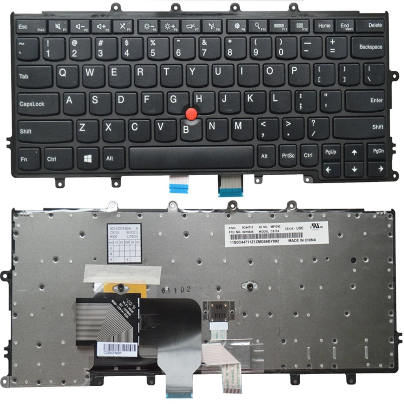 Tastiera Usa Per Lenovo Per Thinkpad X230S X240 X240S X250 X250S X240I X270 X260S X270 Senza Retroilluminazione