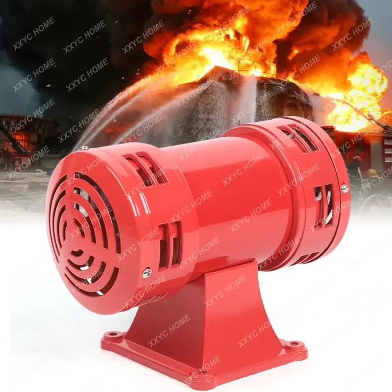 Sirena Ad Aria Air Raid Horn 140Db Sirena Industriale Alimentata A Motore Tornado Sirena Elettrica Industria Allarme Forte Ms-490 140Db
