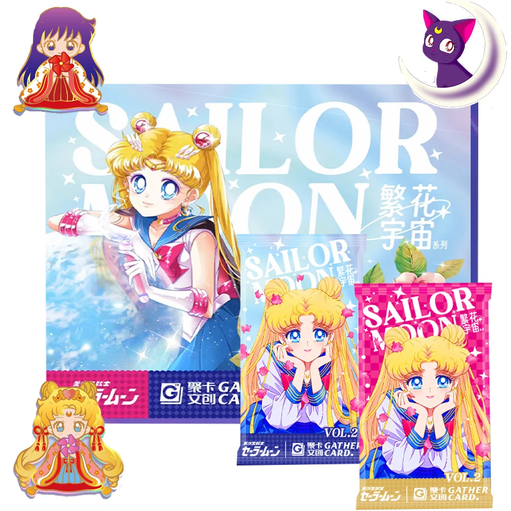 Anime Sailor Moon Cards Collection Booster Box Usagi Tsukino Mystery Skill Card Giochi Da Tavolo Giocattoli Bambini Hobby Regalo Di Compleanno
