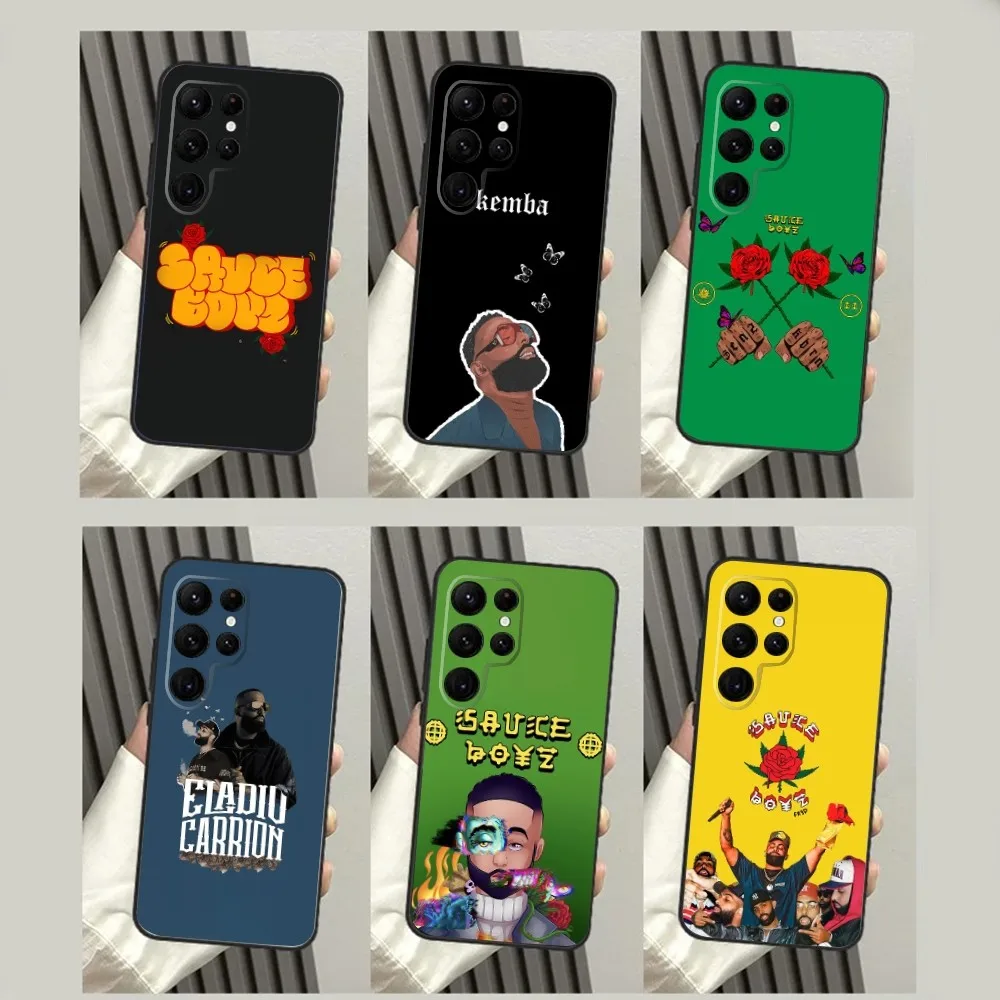 E-Eladio Carriage Sauce Boyz Custodia Per Telefono Per Samsungs23,S22,S21,S20 Ultra Pro S10,S30Plus,S9,20Lite Cover Ultra Nera