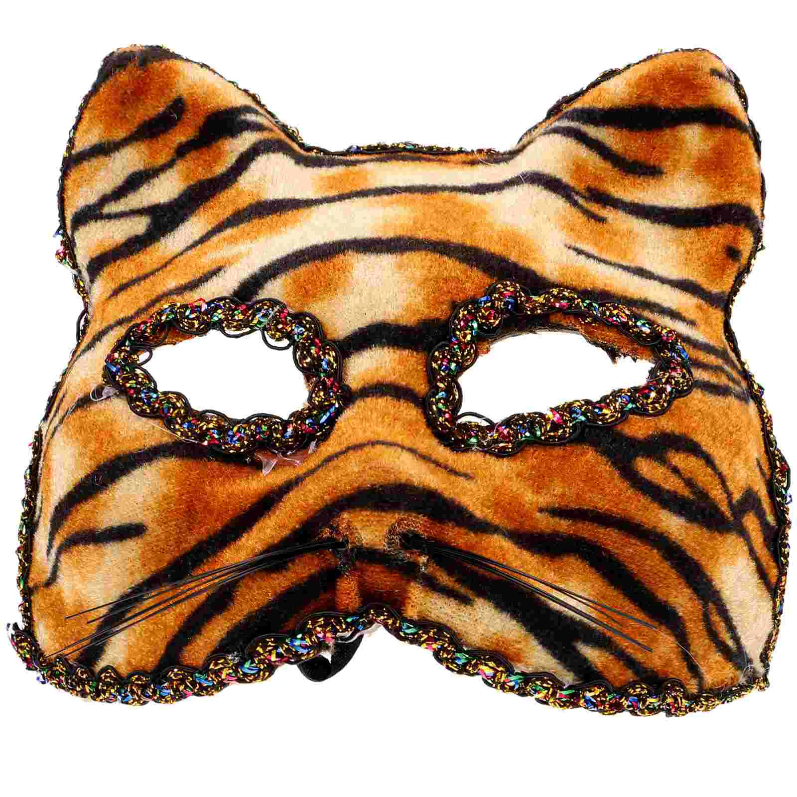 Maschera Mezza Faccia Tigre Maschera Animale Maschera Cosplay Maschera Per Feste In Maschera Costume Maschera Cosplay Prop