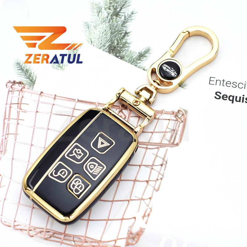 Tpu Car Remote Key Case Cover Holder Shell Fob Per Land Rover Range Rover Sport Evoque Freelander Jaguar Xf Xj Xe Xjl Xf