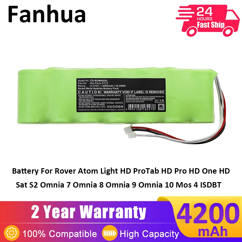 Fanhua 4200Mah Batteria Per Rover Atom Light Hd Protab Hd Pro Hd One Hd Sat S2 Omnia 7 Omnia 8 Omnia 9 Omnia 10 Mos 4 Isdbt