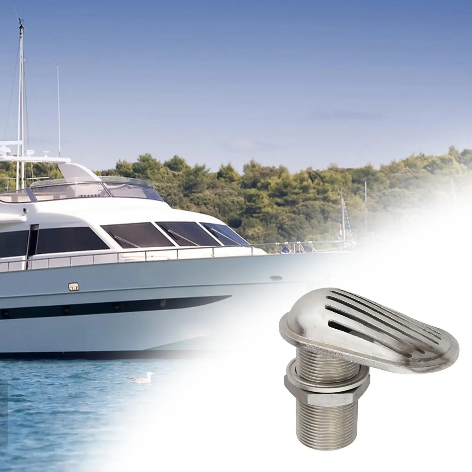 Filtro Di Aspirazione Per Barche Marine Filtro Accessori Per Barche Durevoli Raccordi Per Scafo Passante Per Barche Marine Speedboats Yacht Rafting