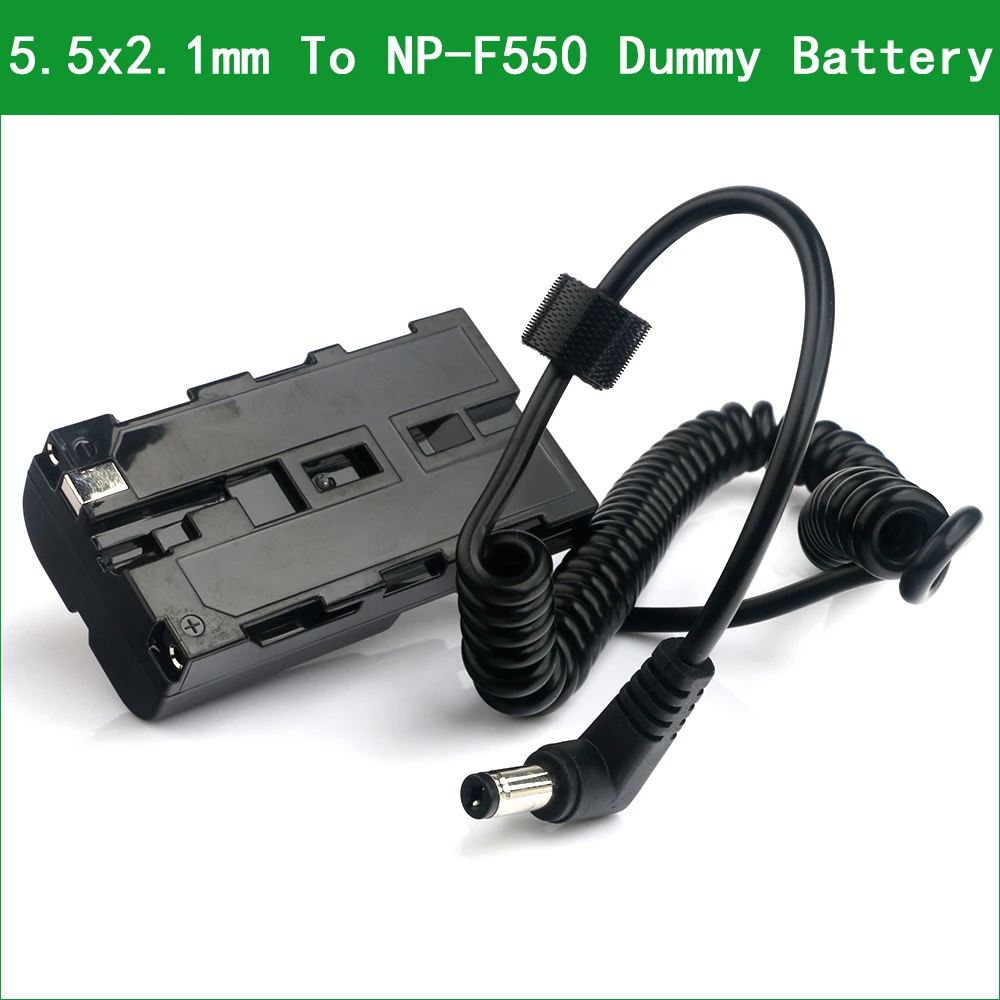 Np-F550 Batteria Fittizia Compatibile Con Luce Video A Led Atomos Shogun Flame,Shogun Inferno, Atomos Ninja Inferiore Monitor Di Registrazione