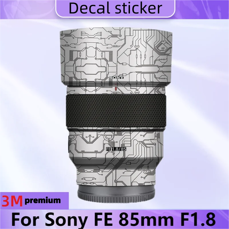 Per Sony Fe 85Mm F1.8 Sel85F18 Obiettivo Della Fotocamera Adesivo Per Il Corpo Coat Wrap Pellicola Protettiva Protezione Decalcomania In Vinile Pelle 