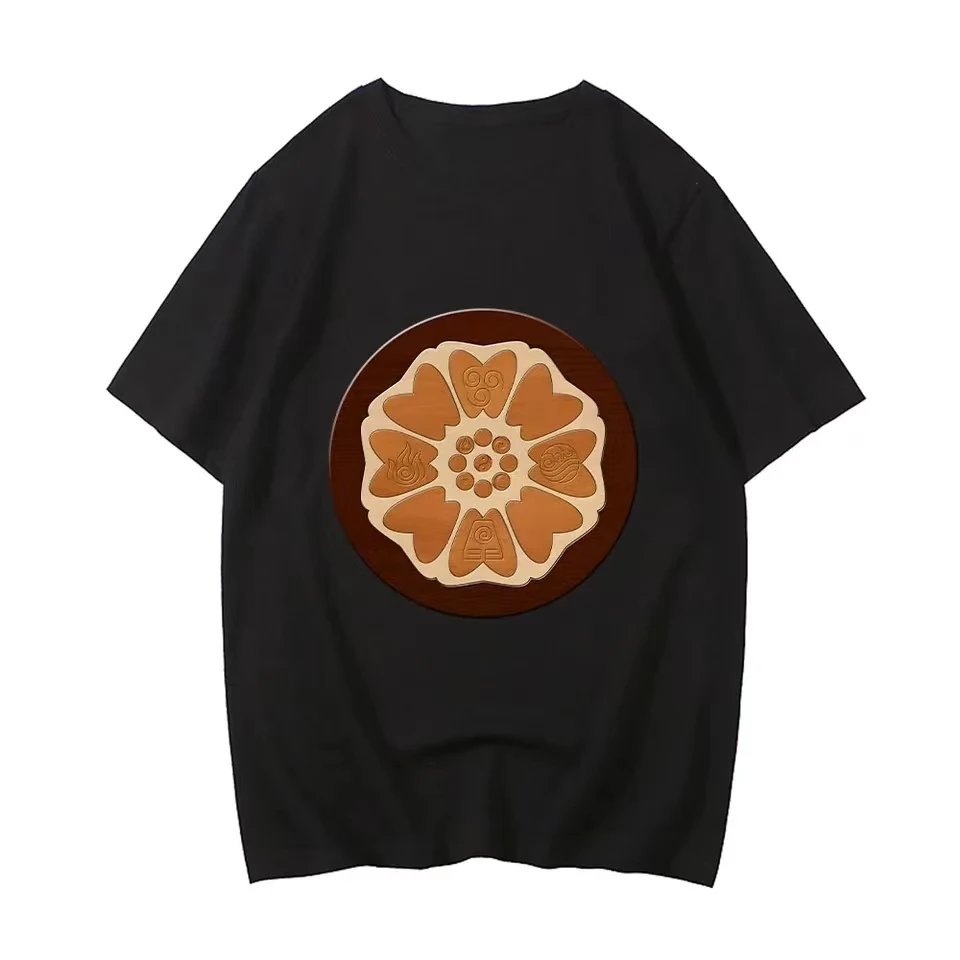 Avatar The Last Airbender The Jasmine Dragon Tea Shop T-Shirt Primavera/Estate Casual Comic Tee-Shirt Vestiti Di Cotone Di Alta Qualità