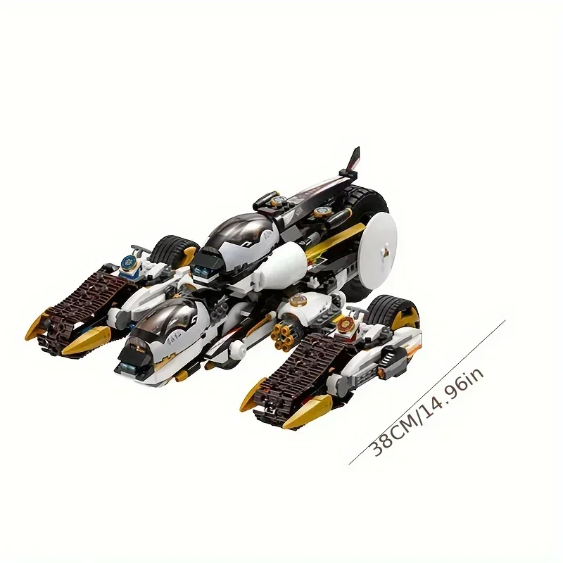 1093 Pezzi Compatibile 70595 Modello Di Film Serbatoio Quattro In Uno, Blocchi Tecnici, Assemblaggio Di Mattoni Educativi,