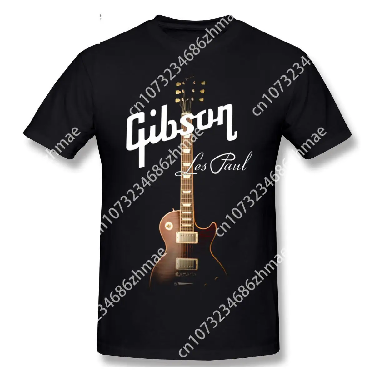Cool Gibson Guitar Magliette Graphic Tee Mens Gibson T-Shirt Rock Grunge Music Lover Magliette Hipster Top Hip Hop Casual Tops