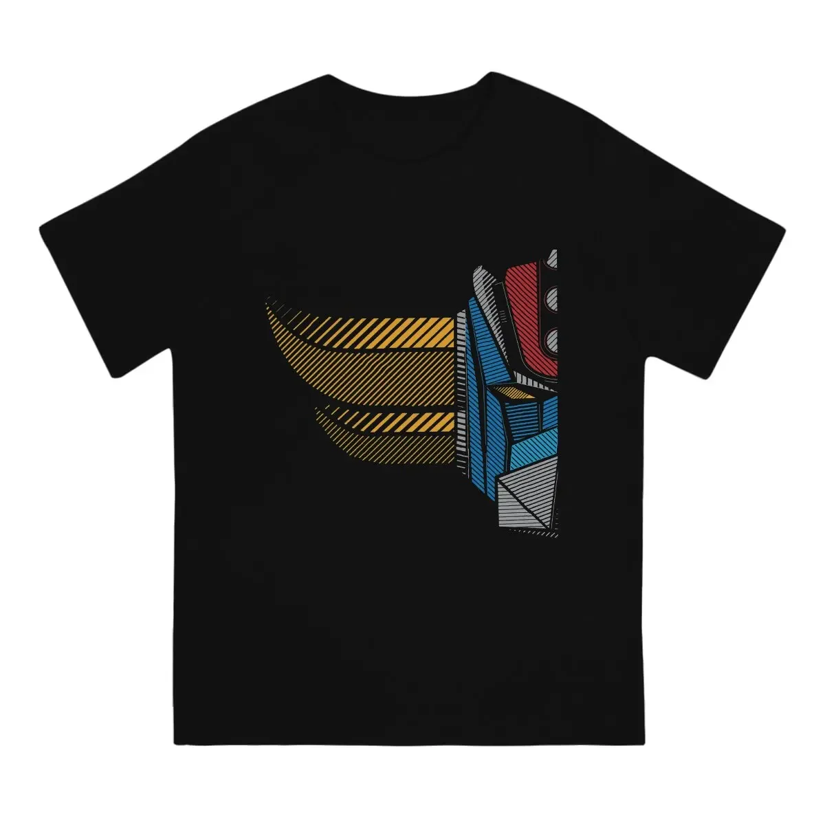 Half Grendizer Ufo Robot Grendizer Ufo Robot Goldrake Grendizer Anime T Shirt Punk Girocollo Tshirt Harajuku Streetwear