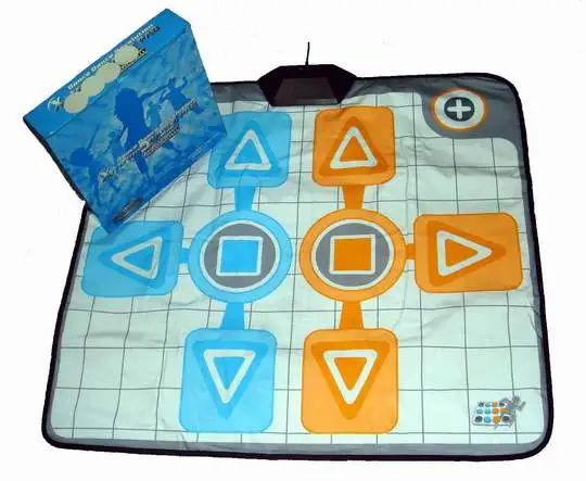 Gaming Step Foot Print Dance Pad Antiscivolo Bodybuilding Home Revolution Mat Coperta Video Arcade Fitness Hd Per Wii