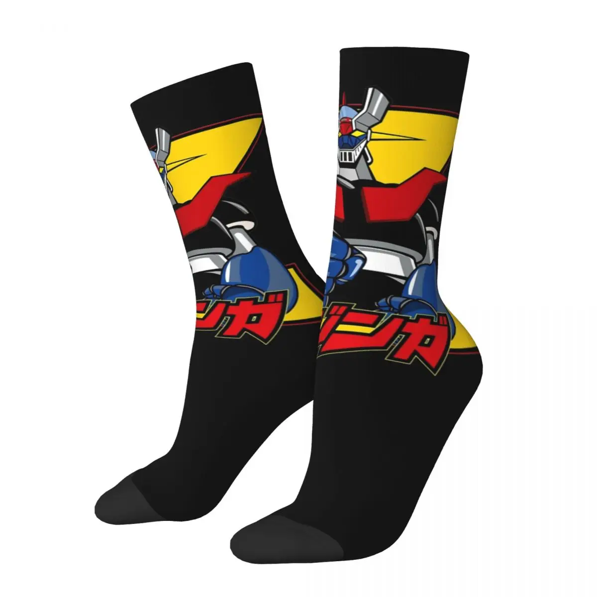 Calzini Casual Mazinger Robot Skateboard Calzini Mazinger Z Poliestere Tubo Centrale Per Unisex