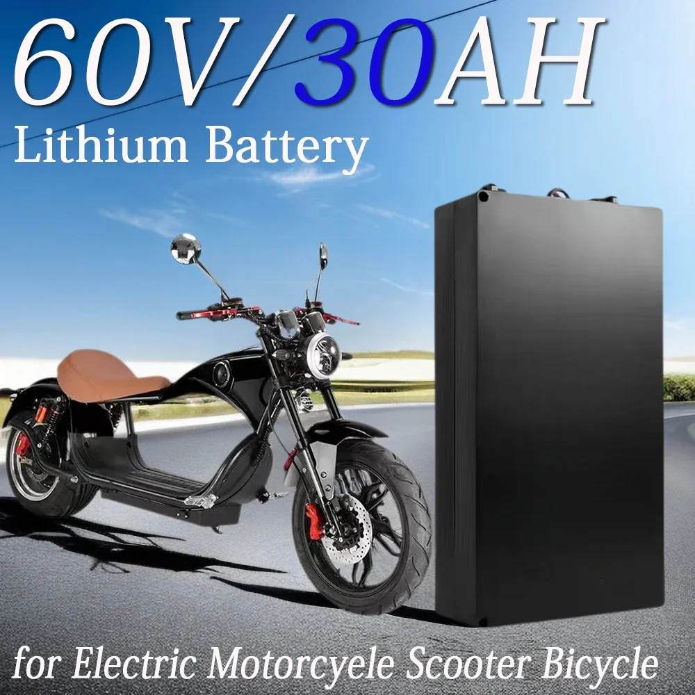 Per Harley Electric Motor Bike Batteria Al Litio 60V 30Ah Batterie Per Scooter E A Tre Ruote Citycoco Ws-Pro Trike