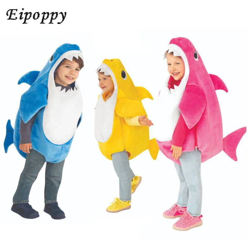 Bazzery Kids Toddler Family Shark Kids Halloween Cosplay Baby Costumes Completi Per Il Corpo Carnevale Costumi Di Halloween