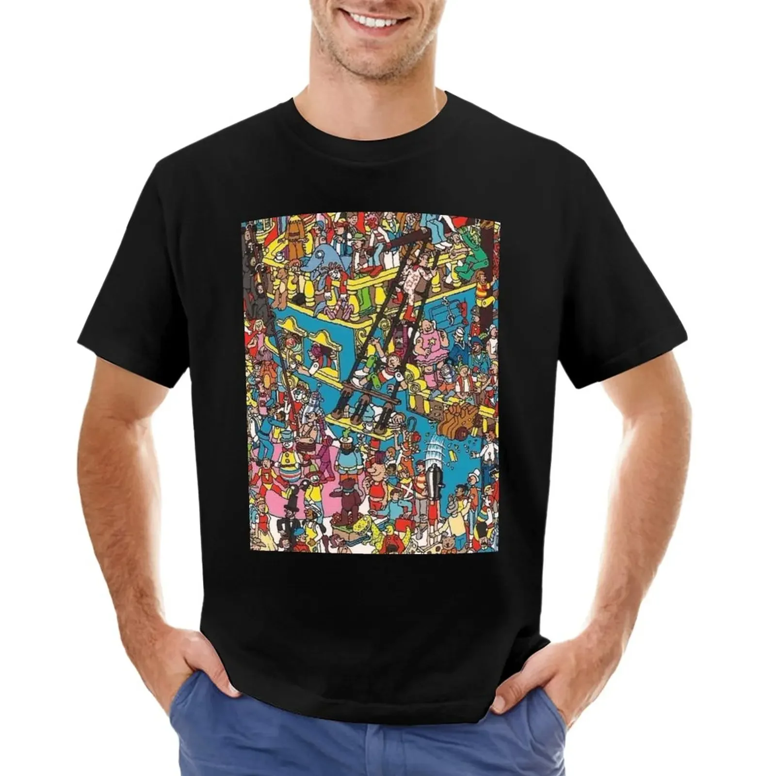 Parte Vi Dove Si Trova Wally In Mare Su Una Barca Le Scoperte T-Shirt Wally/ Waldo - Find Wally/ Waldo Book Magliette Grafiche