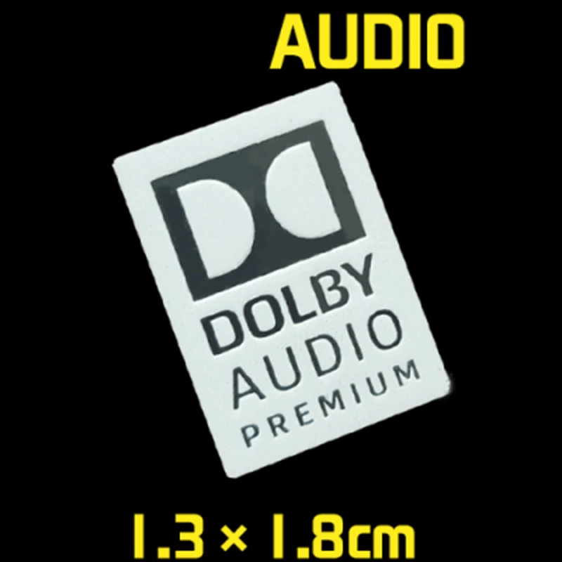 Original Dolby Dolby Surround Sound Wifi6 Hdmi Labels Laptop Stickers Desktop Decor Diy Stickers