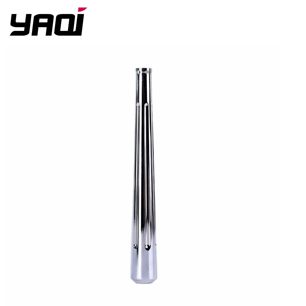 Yaqi Globe Trotter Manico Per Rasoio Di Sicurezza In Ottone Color Cromo
