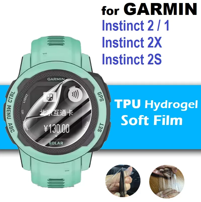 10Pcs Tpu Hydrogel Screen Protector Per Garmin Garmin Instinct 2 / Instinct 2X / Instinct 2S Smart Watch Pellicola Protettiva Morbida