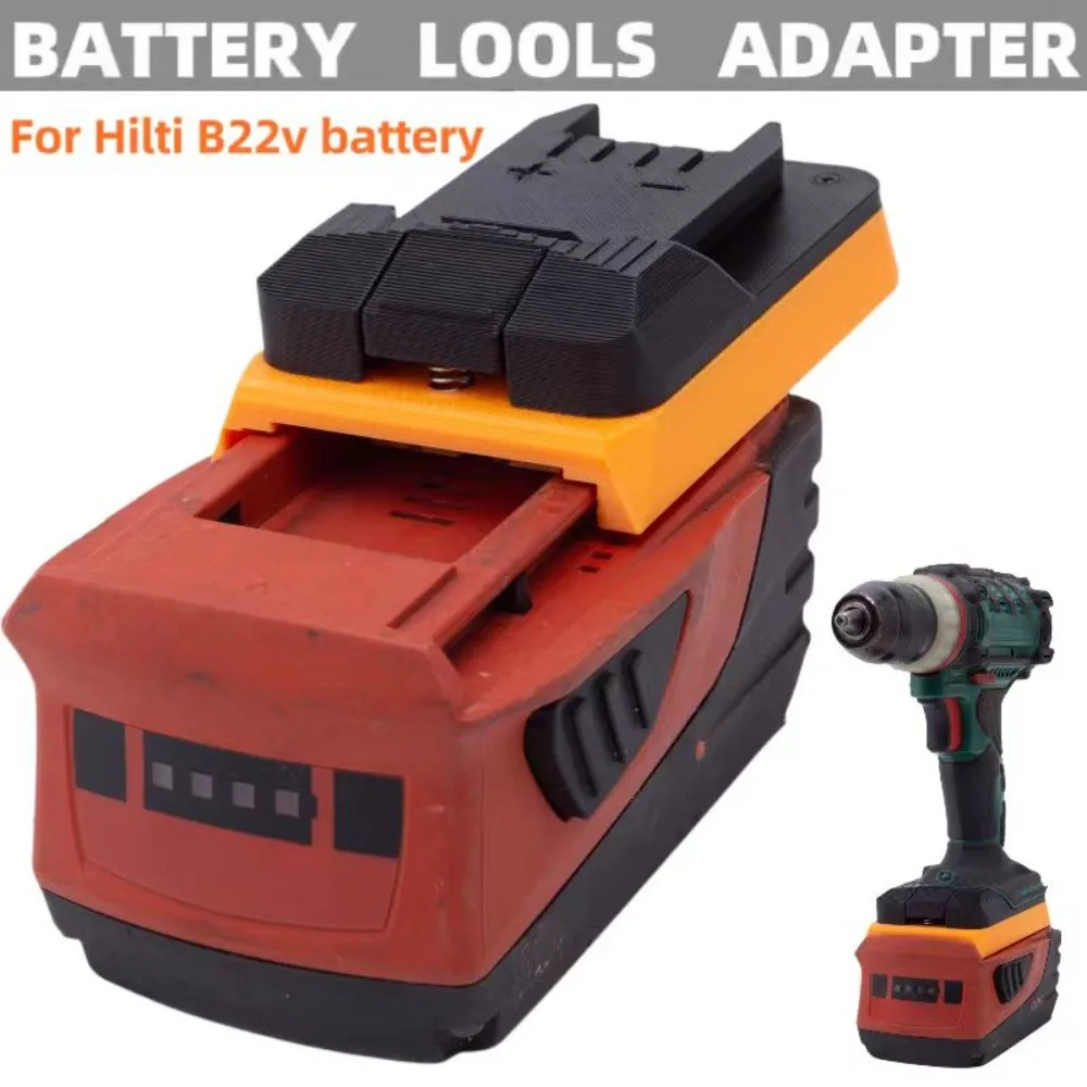 Adattatore Batteria Per Batteria Agli Ioni Di Litio Hilti B22 Volt Converti Per Parkside Lidl Tools Power Electric Drill Contatti Accessori