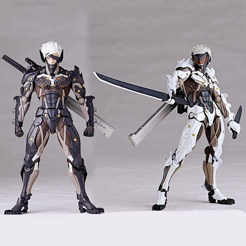 Anime The Ocedo Yamaguchi Raiden Action Figure Solid 140 Ex Raiden Metal Gear Figure Jack Game Model Mobile Pvc Collection Toy