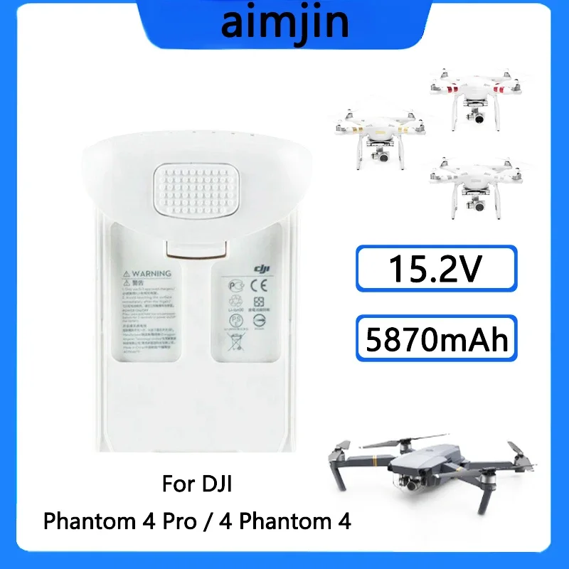 Batteria 15.2V 5870Mah Per Dji Phantom 4 Pro Sostituisci Drone Dji Phantom 4 4A V2.0 Rtk Advanced Uav Intelligent Flight Lipo Battery
